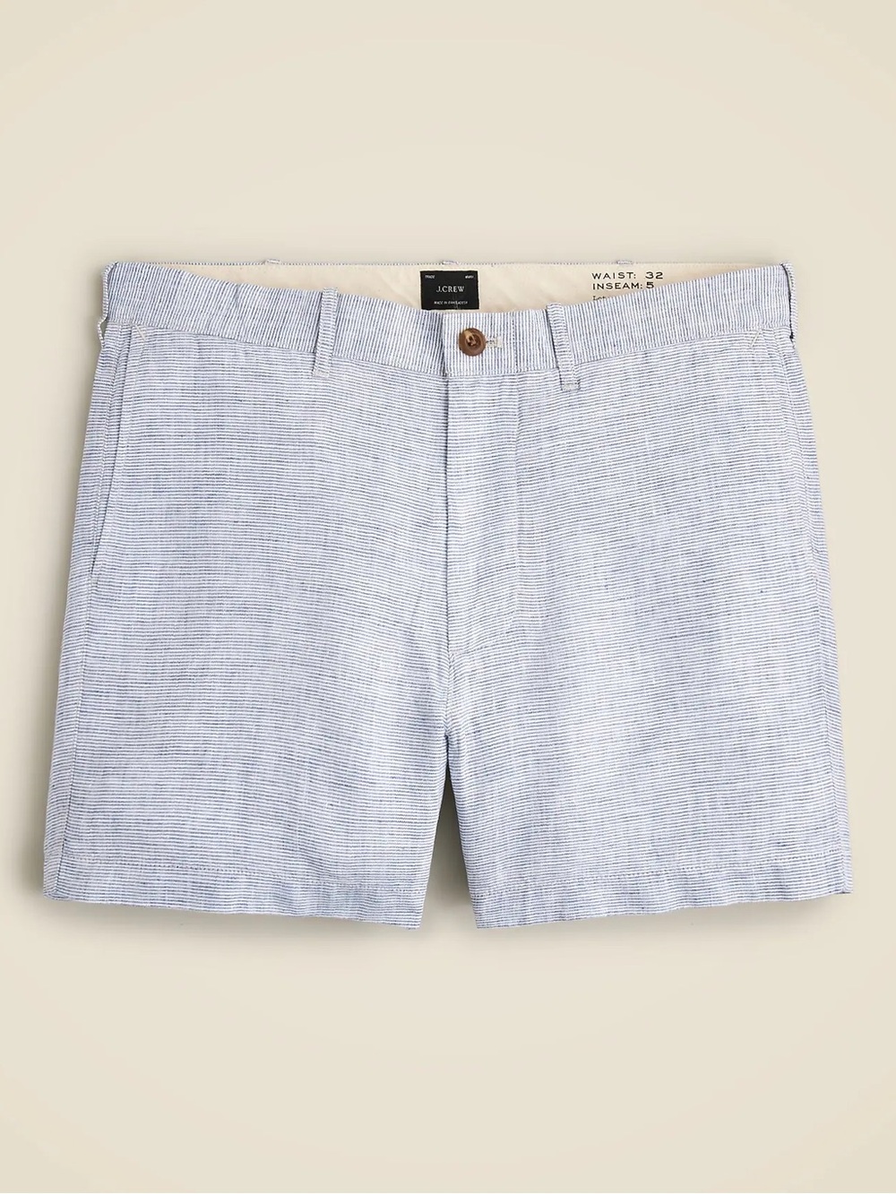J. Crew Light Blue linen shorts